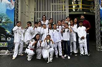 Cantinho Dona Zilda no Campeonato Brasileiro de Karatê