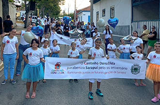 Sarapuí Celebra seu Aniversário com um Desfile Cívico de União e Esperança