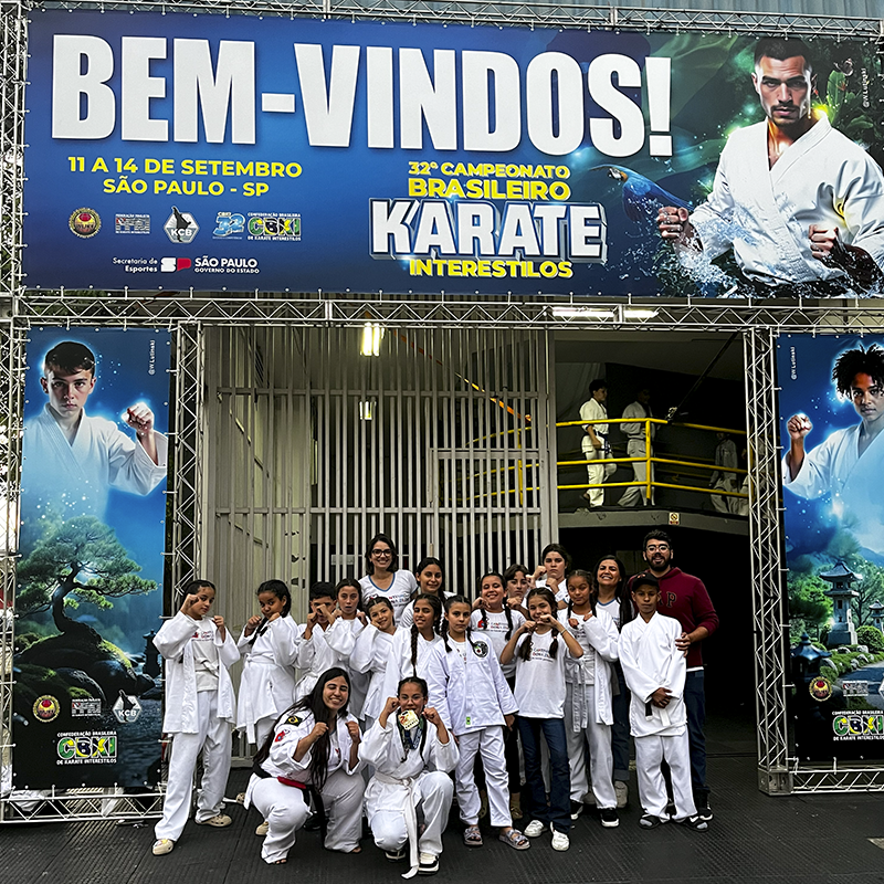 Cantinho Dona Zilda no Campeonato Brasileiro de Karatê